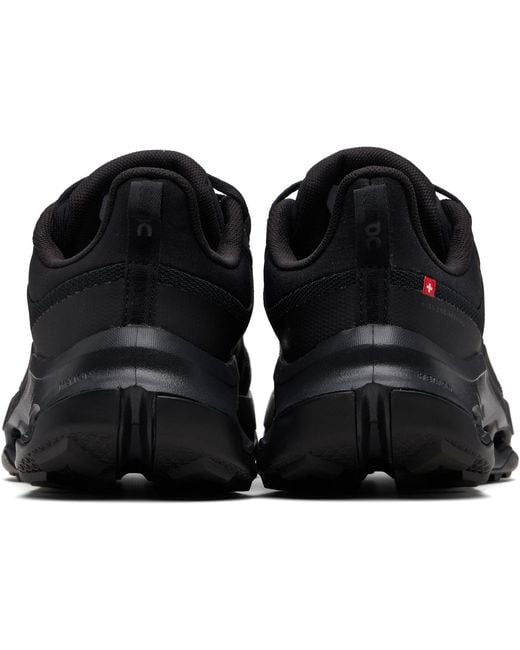 On Shoes Black Cloudhoriz 2 Waterproof Sneakers for men