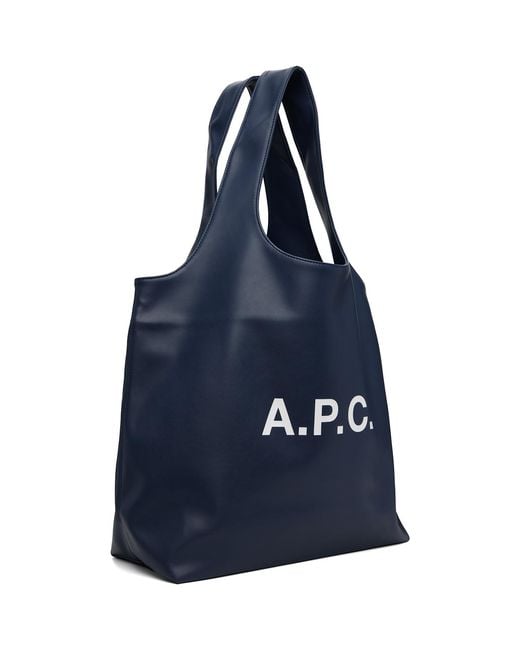 A.P.C. Blue Ninon Tote