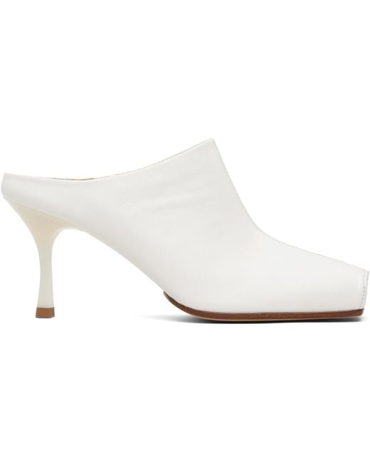 MM6 by Maison Margiela Black Ballerina Mule Heels