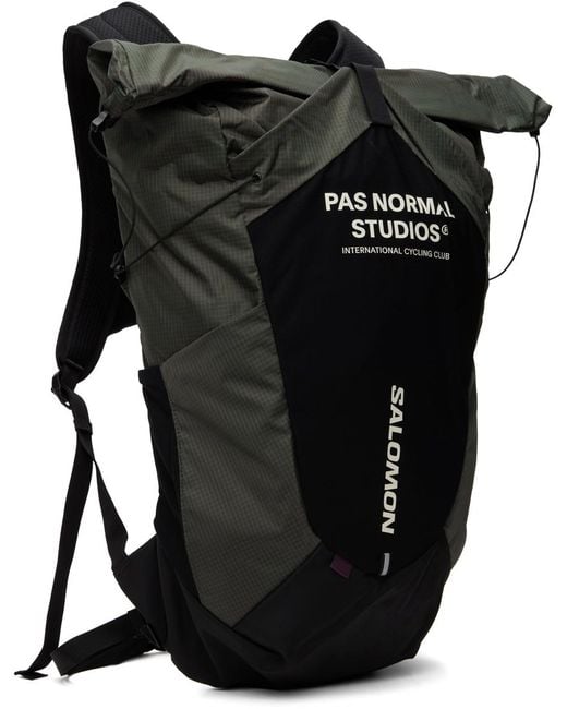 Pas Normal Studios Black Salomon Edition Acs Backpack for men