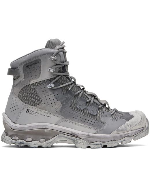 Bottes bamba 2 grises a lacage edition salomon Boris Bidjan Saberi 11 pour homme en coloris Gris Lyst