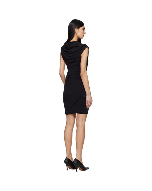 Entire studios Black Twist Minidress