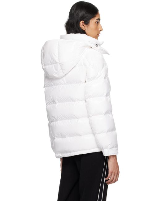 Moncler White Maire Short Down Jacket