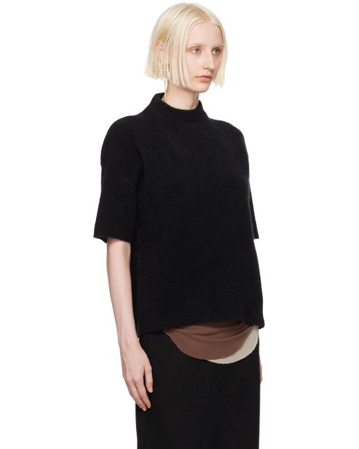 Rick Owens Black Porterville Tommy T Sweater