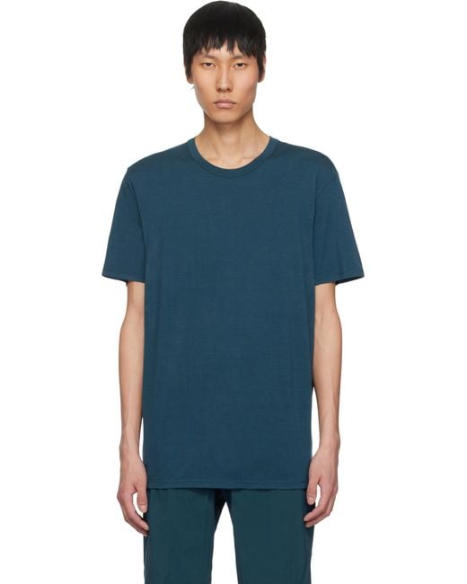 メンズ Veilance ネイビー Frame Tシャツ Blue