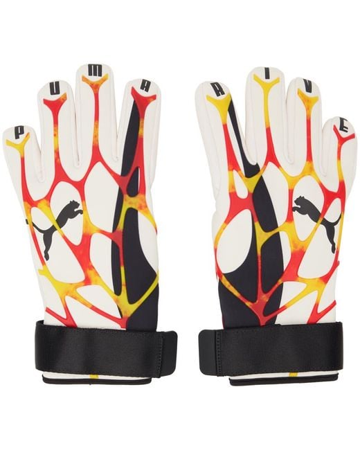 PUMA White Off- A$Ap Rocky Edition Gloves for men