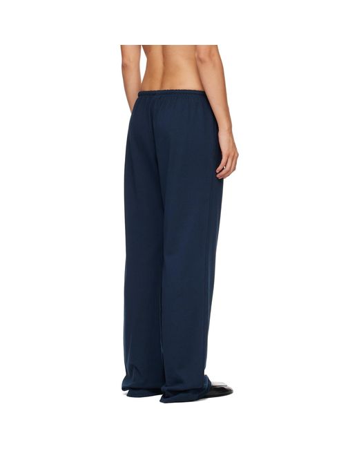 HOMMEGIRLS Blue Fruit Of The Loom Edition Cotton Lounge Pants