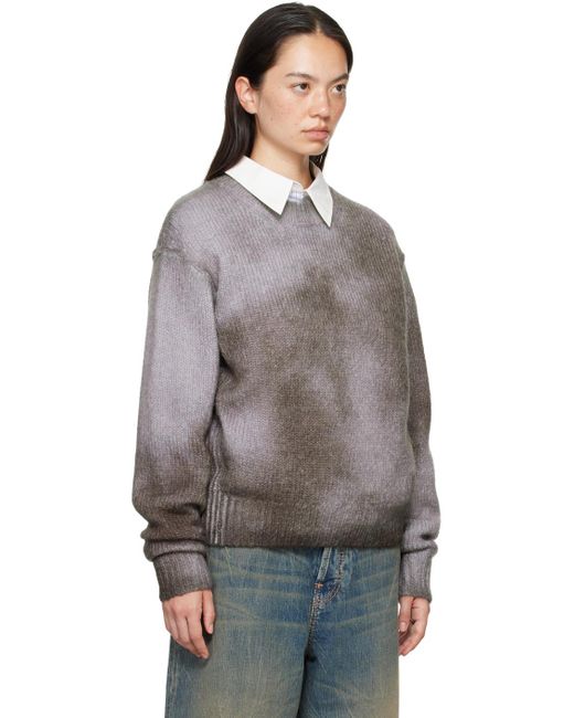 Acne グレー Sprayed プルオーバー Gray