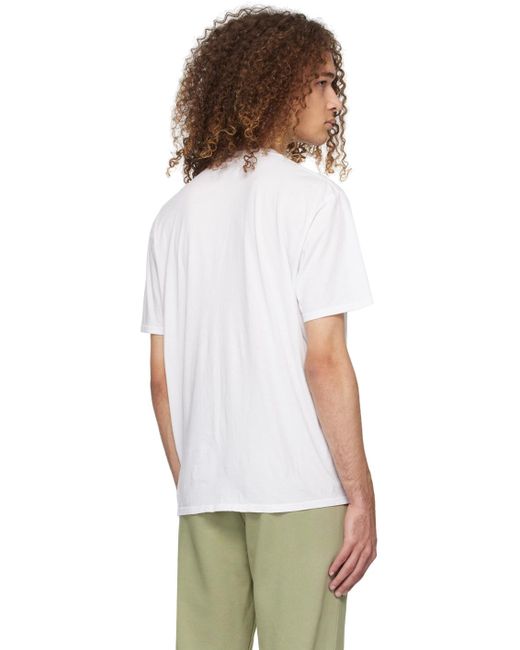 メンズ Les Tien ホワイト Classic Tシャツ White