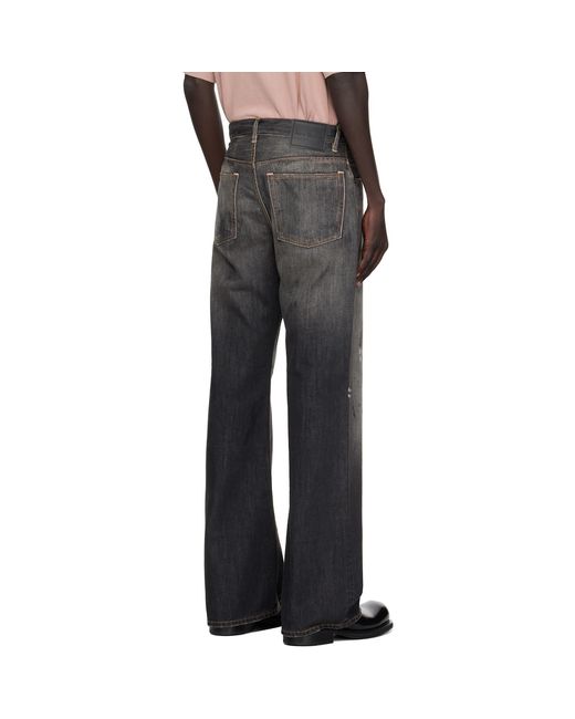Acne Black Regular Fit 2021M Jeans for men