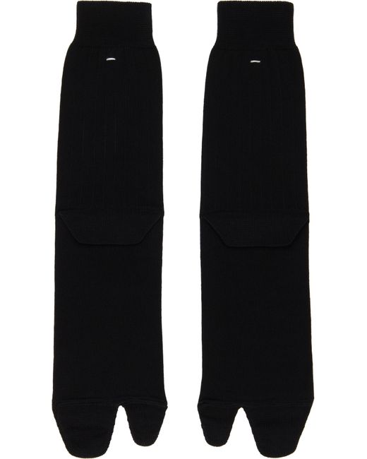 メンズ Maison Margiela ブラック Tabi ソックス Black
