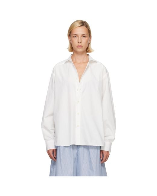 Baserange White Off- Claude Shirt