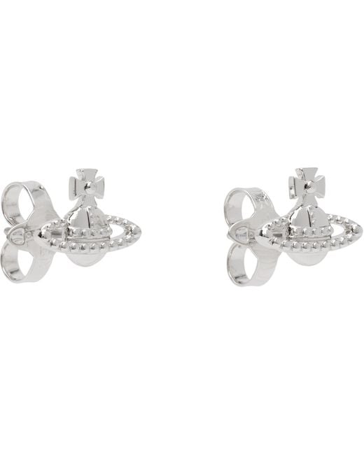 Vivienne Westwood Black Farah Earrings for men