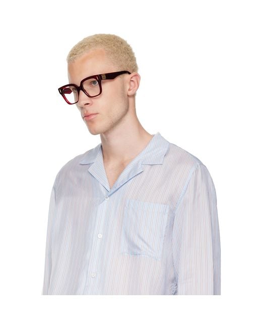 Loewe Brown Anagram Glasses for men