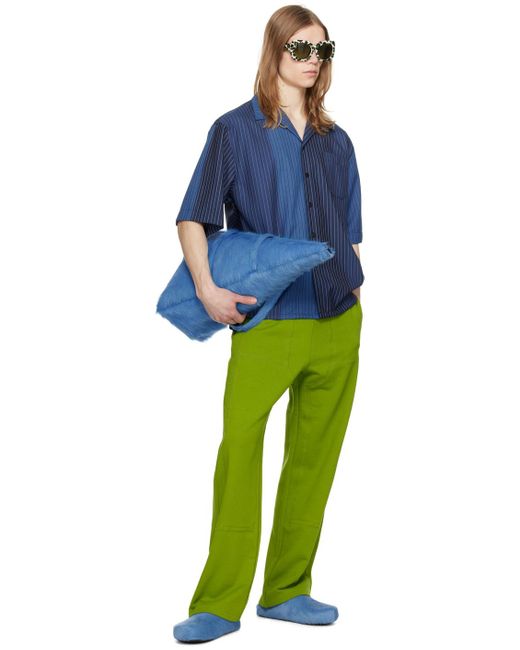 Marni Green Three-pocket Sweatpants for men