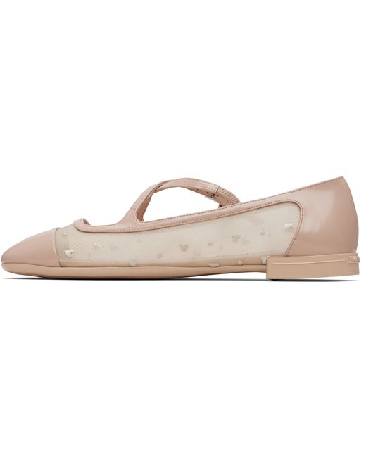 Jimmy Choo Black Eleri Ballerina Flats