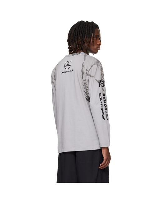 Y-3 Black Mercedes-Amg F1 Edition Wolf Graphic T-Shirt for men