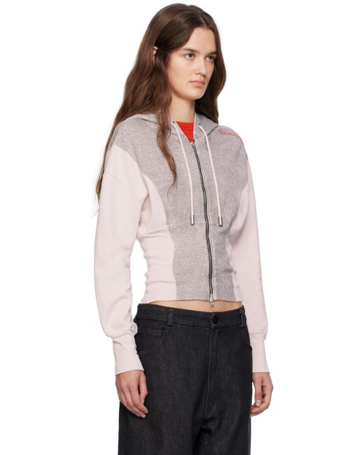 Eckhaus Latta Black Snatched Hoodie