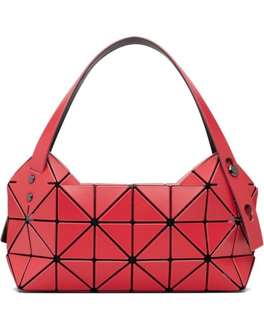 Issey Miyake Red Boston Small Hand Bag
