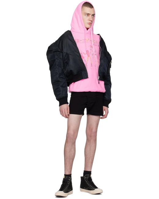 Doublet Pink Pz Today Edition 'device Girls' Hoodie for men