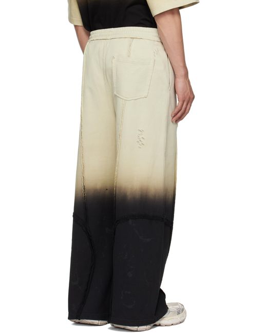 Pantalon De Survêtement Et Noir À Effet Dégradé Feng Chen Wang pour homme en coloris Multicolor