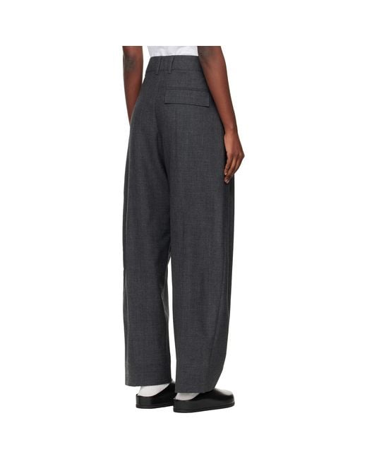 Studio Nicholson Black Acuna Heritage Wool Trousers