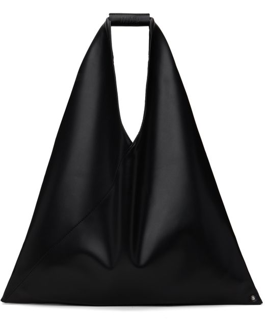 メンズ MM6 by Maison Martin Margiela ブラック ミディアム クラシック トライアングルトート Black