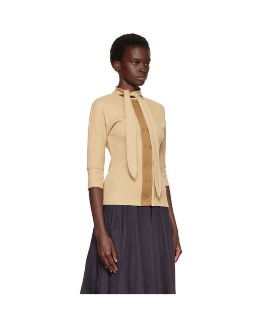 Lemaire Natural Ascot T-Shirt