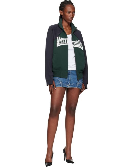 Vetements Blue Upside-Down Denim Miniskirt