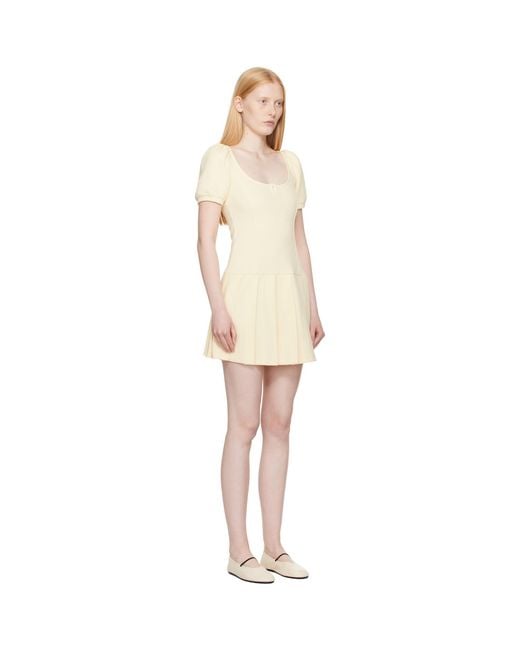 Sandy Liang Black Camden Minidress