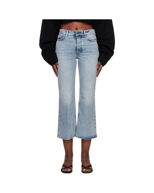 Totême Blue Kick Flare Jeans