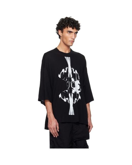 Julius Black Numinous Print Over T-Shirt for men