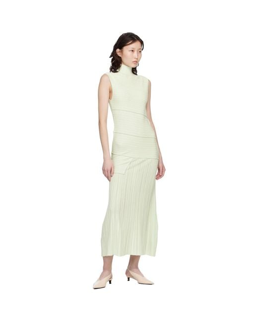 Proenza Schouler Green Federica Midi Dress