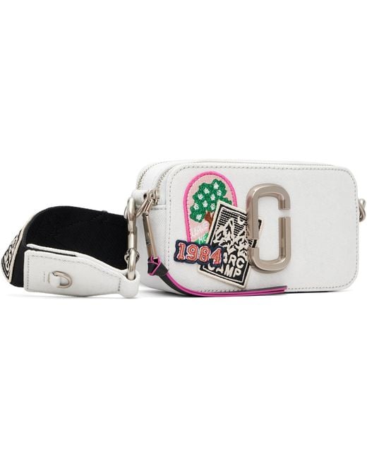 Marc Jacobs Multicolor Off- 'The Camp Patchwork Denim Snapshot' Bag