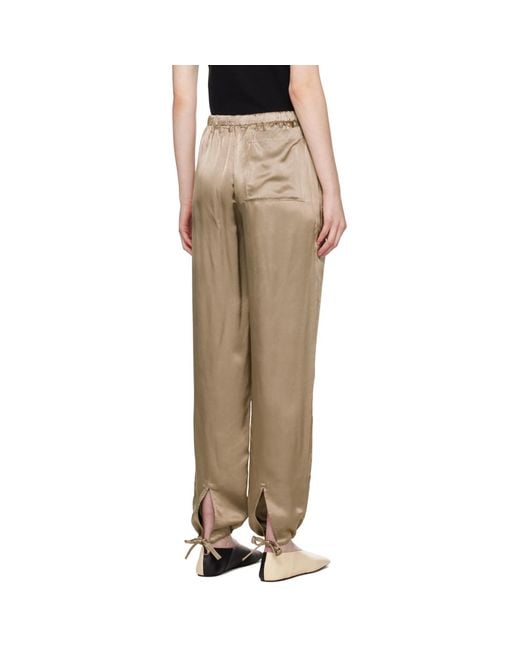 6397 Natural Drawstring Reversible Trousers