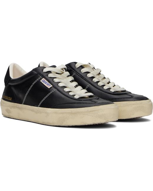 Golden Goose Deluxe Brand Black Soul Star Sneakers for men