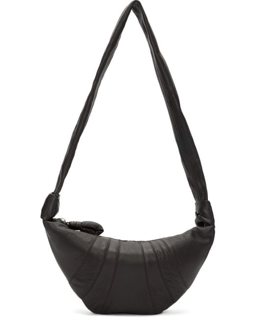 Lemaire Small Croissant Bag in Black for Men | Lyst