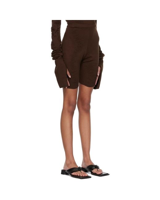 SELASI Black Ssense Exclusive Kbn Knitwear Edition Shorts