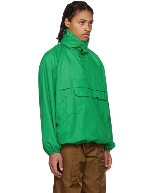 Situationist Green Ssense Exclusive Reversible Jacket for men