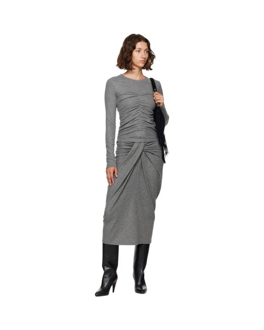 Isabel Marant Gray Delesa Top