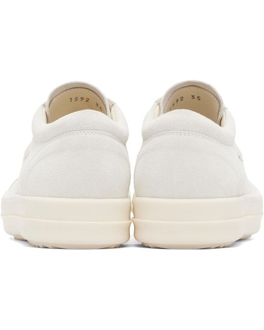 Rick Owens White Off- Tower Vintage Sneaks Sneakers