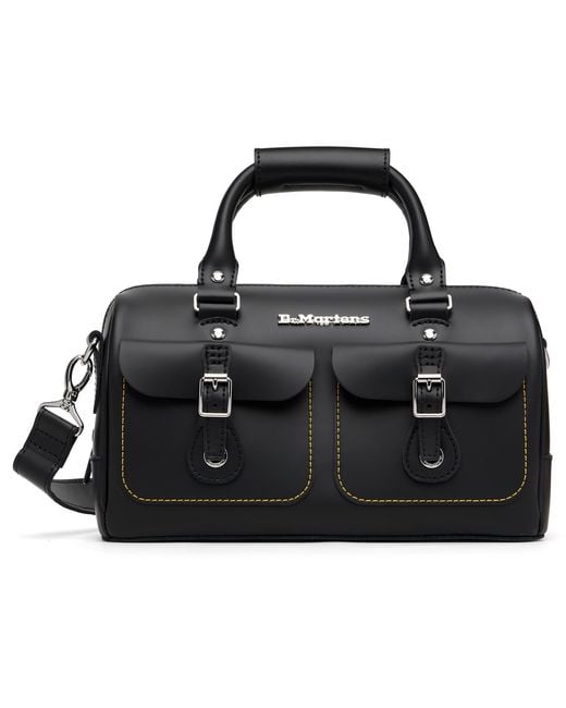 Dr. Martens Black Kieve Leather Top Handle Bag