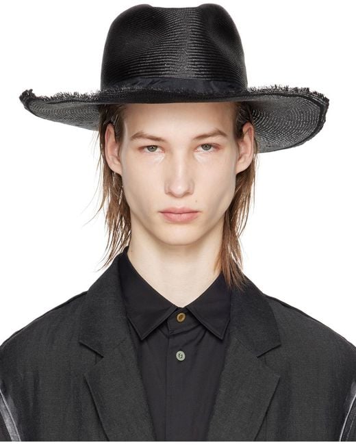 Undercover Black Kijima Takayuki Edition Panama Hat for men