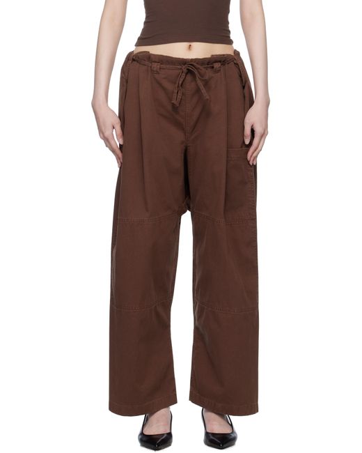 Gil Rodriguez Brown 'The Lou' Lounge Pants