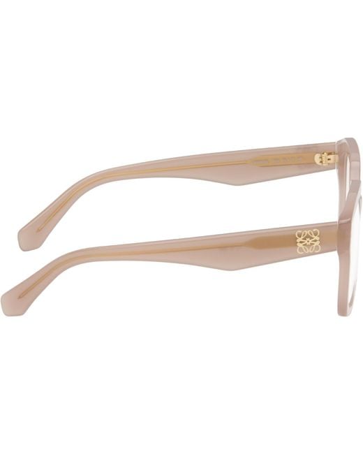 Loewe Brown Taupe Anagram Glasses for men