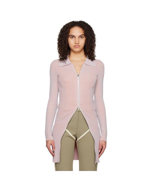 Paris Georgia Pink Zip-up Polo