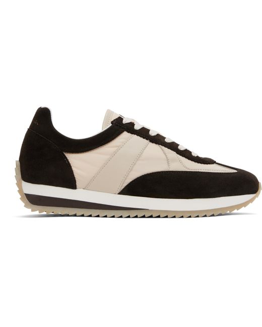 メンズ Paul Smith ブラウン＆ベージュ Vignola スエード スニーカー Black