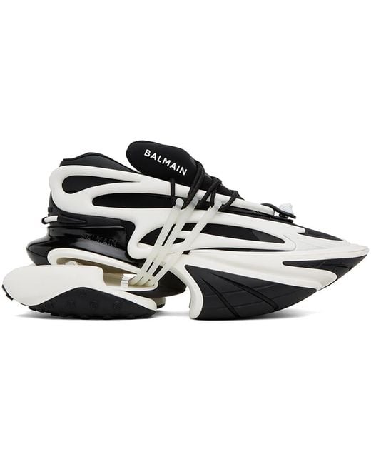 Balmain Black Unicorn Sneakers for men