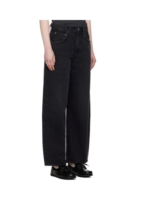 Agolde Black Low Curve Jeans