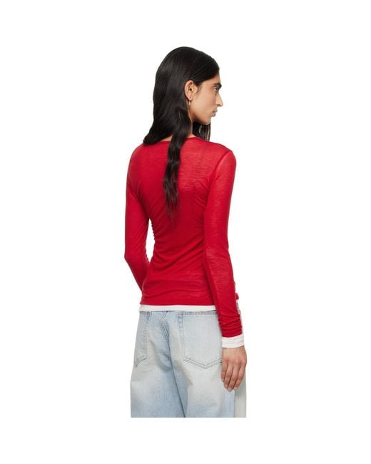 TONYWACK Layered Long Sleeve T-Shirt